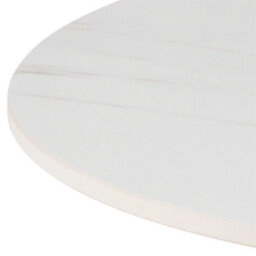 Wyld Haus Cloverfern White Ceramic Round Coffee Table 600mm - thumbnail 4