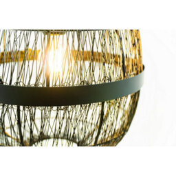 Luminosa Lighting Luminosa Hermi Ii 40Cm Spherical Pendant Ceiling Light Matt Black 1X E27 - thumbnail 2