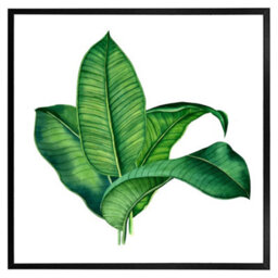 "Andrew Lee Bunched Leaves (Picutre Frame) / 20X20"" / Brown" - thumbnail 9