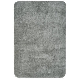 Beliani Bath Mat Urlana Grey 60 X 90 Cm Microfibre - thumbnail 1