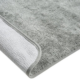 Beliani Bath Mat Urlana Grey 60 X 90 Cm Microfibre - thumbnail 5