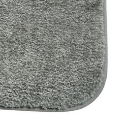 Beliani Bath Mat Urlana Grey 60 X 90 Cm Microfibre - thumbnail 6
