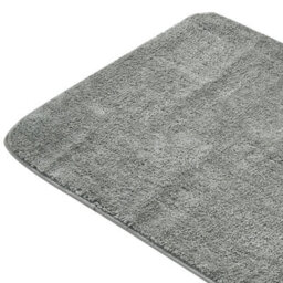 Beliani Bath Mat Urlana Grey 60 X 90 Cm Microfibre - thumbnail 4