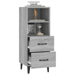 Berkfield Classic Sideboard Grey Sonoma 34.5X34X90 Cm Engineered Wood - thumbnail 5