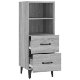Berkfield Classic Sideboard Grey Sonoma 34.5X34X90 Cm Engineered Wood - thumbnail 7