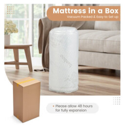Costway Single 10 Cm Folding Gel-Infused Tri-Fold Mattress Topper Cool Gel Memory Foam - thumbnail 8