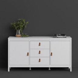 Furniture To Go Barcelona Sideboard 2 Doors + 3 Drawers In White - thumbnail 6