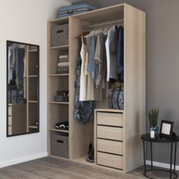 GoodHome Atomia Modular Matt Oak Effect Slab Internal Drawer (H)170mm (W)464mm (D)500mm - thumbnail 3