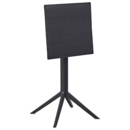 Wyld And Coco Luxout Bistro Table Black 60 X 60Cm Flip-Top Outdoor Table For Two - thumbnail 5