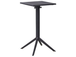 Wyld And Coco Luxout Bistro Table Black 60 X 60Cm Flip-Top Outdoor Table For Two - thumbnail 3