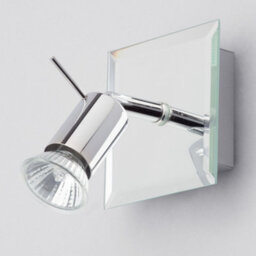 Litecraft Mercury Chrome Mirror Wall Spotlight - thumbnail 4