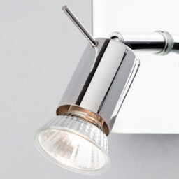 Litecraft Mercury Chrome Mirror Wall Spotlight - thumbnail 5