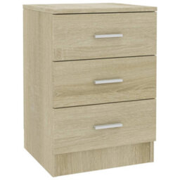 Vidaxl Bedside Cabinet Sonoma Oak 38X35X56 Cm Engineered Wood - thumbnail 2