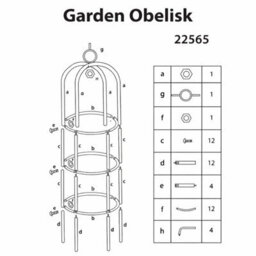HSD Garden Obelisk Trellis 1.75M X 40Cm Green Powder-Coated Steel Frame, Weatherproof Climbing Plant Support For Roses & Ivy - thumbnail 8
