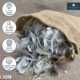 750G Ethically Sourced Real Natural Duck Feather Loose Filling, Ideal For Toy Stuffing, Cushions, Sofas And Crafts - thumbnail 3