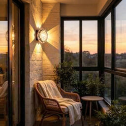 12W Led Wall Light 3000K Warm White Indoor Outdoor Waterproof Sconce - thumbnail 5