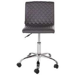 Beliani Desk Chair Orlando Faux Leather Dark Grey - thumbnail 5