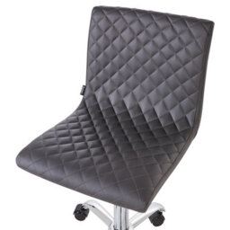 Beliani Desk Chair Orlando Faux Leather Dark Grey - thumbnail 7