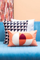Orsina Multicolour Rectangular Cushion - thumbnail 4
