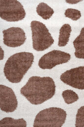 The Rugs Moodi Shaggy Brown Froth Rug Runner Abstract Thick High Pile For Living Rooms, Bedrooms, Hallways, Kitchens - thumbnail 1