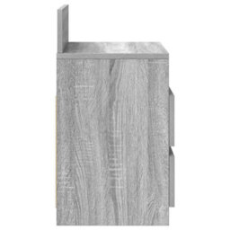 Berkfield Bedside Cabinets 2 Pcs With 2 Drawers Grey Sonoma 40X33X60 Cm - thumbnail 7
