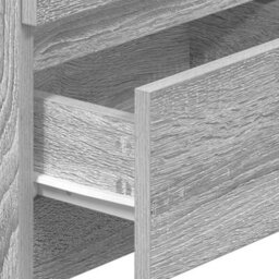 Berkfield Bedside Cabinets 2 Pcs With 2 Drawers Grey Sonoma 40X33X60 Cm - thumbnail 9