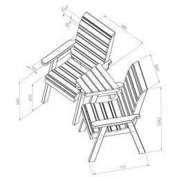 Freya Garden Love Seat Companion Seat By Zest Outdoor Living - thumbnail 4
