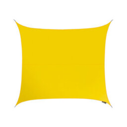 Kookaburra 2M Square Water Resistant Yellow Garden Patio Sun Shade Sail Canopy 96.5% Uv Block With Free Rope - thumbnail 1