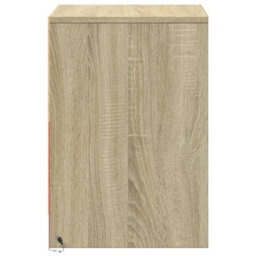 Berkfield Bedside Cabinets With Led Lights 2 Pcs Sonoma Oak Engineered Wood - thumbnail 7