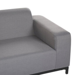 Beliani Garden Sofa 2 Seater Rovigo Grey - thumbnail 7