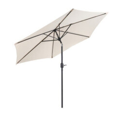 Alfresia Ivory 2.7M Outdoor Garden Parasol With Tilt Function - thumbnail 2
