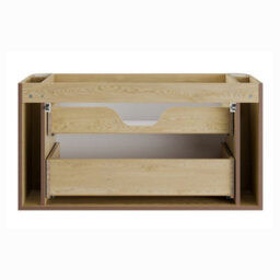 Heze Furniture Ovalia Bathroom Cabinet 100Cm And Basin - Cremona - thumbnail 6