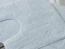 Blue Canyon 2-Piece Cotton Bath & Pedestal Mat Set Soft Highly Absorbent Quick-Dry Elegant Bathroom Rugs Non-Slip Machine Washable - thumbnail 6