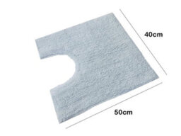Blue Canyon 2-Piece Cotton Bath & Pedestal Mat Set Soft Highly Absorbent Quick-Dry Elegant Bathroom Rugs Non-Slip Machine Washable - thumbnail 3
