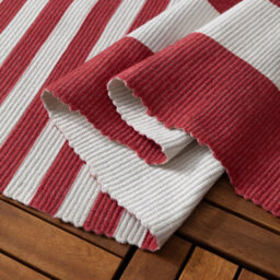 furn. Furn Deck Stripe Printed Outdoor Rug, White/red, 120 X 170Cm - thumbnail 4
