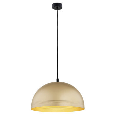 Luminosa Lighting Luminosa Bonita Dome Pendant Ceiling Light Gold - image 1