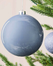 Werchristmas Ice Blue Extra Large Shatterproof Bauble Shiny 15 Cm - thumbnail 4