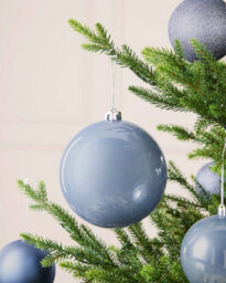 Werchristmas Ice Blue Extra Large Shatterproof Bauble Shiny 15 Cm - thumbnail 3