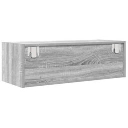 Berkfield Tv Cabinet Grey Sonoma 80X31X25.5 Cm Engineered Wood - thumbnail 8