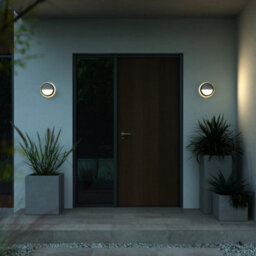 Nordlux Oliver Outdoor Plastic Wall Light Dual Mount Black,mains Led - thumbnail 1
