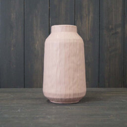 Satchville Glazed Pastel Pink Vase - thumbnail 1