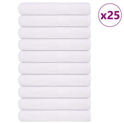 Walplus Sauna Towels 25 Pcs White 80X200 Cm 360 Gsm 100% Cotton - image 1