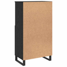 Berkfield Highboard Black 60 X 36 X 110 Cm Engineered Wood - thumbnail 8