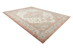 RugsX Wool Carpet Soho 477.01.la112 Osta - Ornament, Rosette, Natural Terracotta Beige 67X130 Cm - thumbnail 3
