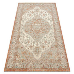 RugsX Wool Carpet Soho 477.01.la112 Osta - Ornament, Rosette, Natural Terracotta Beige 67X130 Cm - thumbnail 4