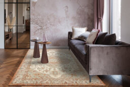 RugsX Wool Carpet Soho 477.01.la112 Osta - Ornament, Rosette, Natural Terracotta Beige 67X130 Cm - thumbnail 5