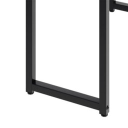Thehotsale 110X50X71Cm Open Cuboid Black Iron Table Frame, Black - thumbnail 4