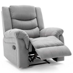 More4Homes Seattle Manual Recliner Fabric 1+2+3 Seater Sofa Set (Grey) - thumbnail 7