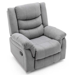 More4Homes Seattle Manual Recliner Fabric 1+2+3 Seater Sofa Set (Grey) - thumbnail 6