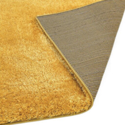 Gold Plain Luxurious Modern Shaggy Easy To Clean Rug For Bed Room Living Room And Dining Room-200Cm X 290Cm - thumbnail 4